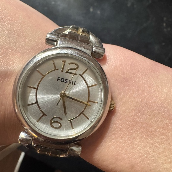 Fossil Silver and Gold Watch Equestrian Classic - Picture 2 of 7